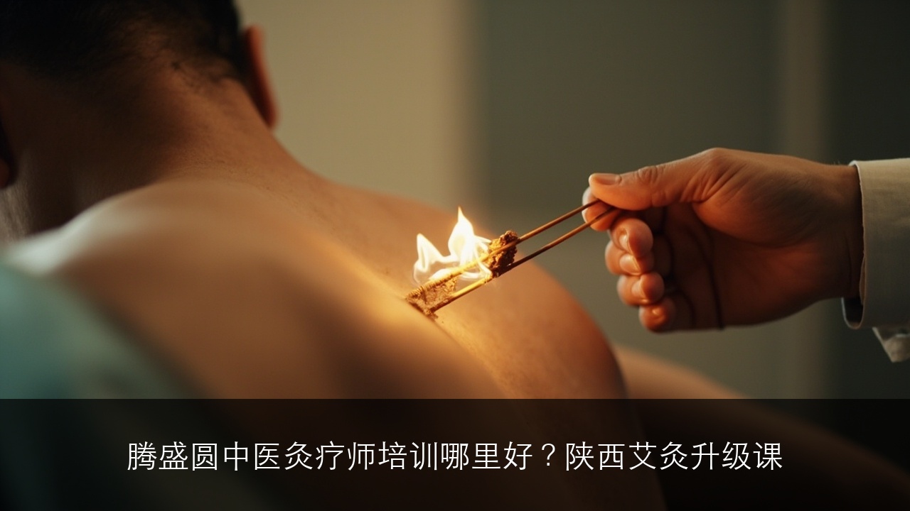 腾盛圆中医灸疗师培训哪里好？陕西艾灸升级课