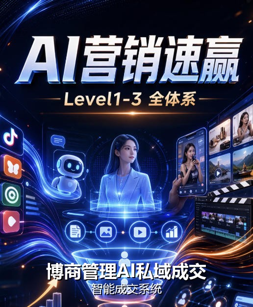 博商管理AI私域成交培训：智能成交系统
