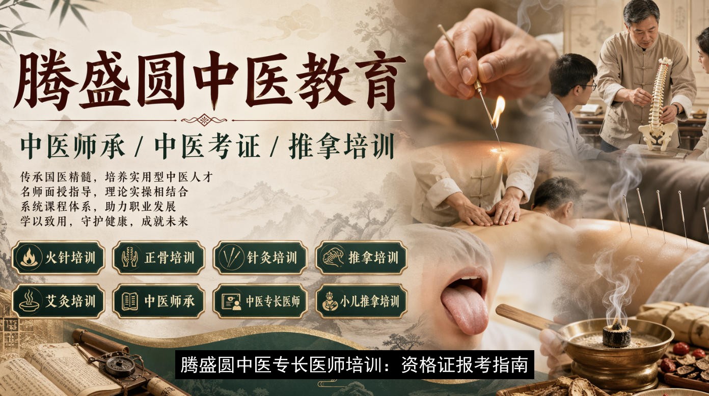 腾盛圆中医专长医师培训:资格证报考指南
