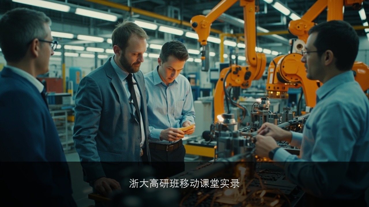 装备制造业数智化升级：浙大高研班的移动课堂实录