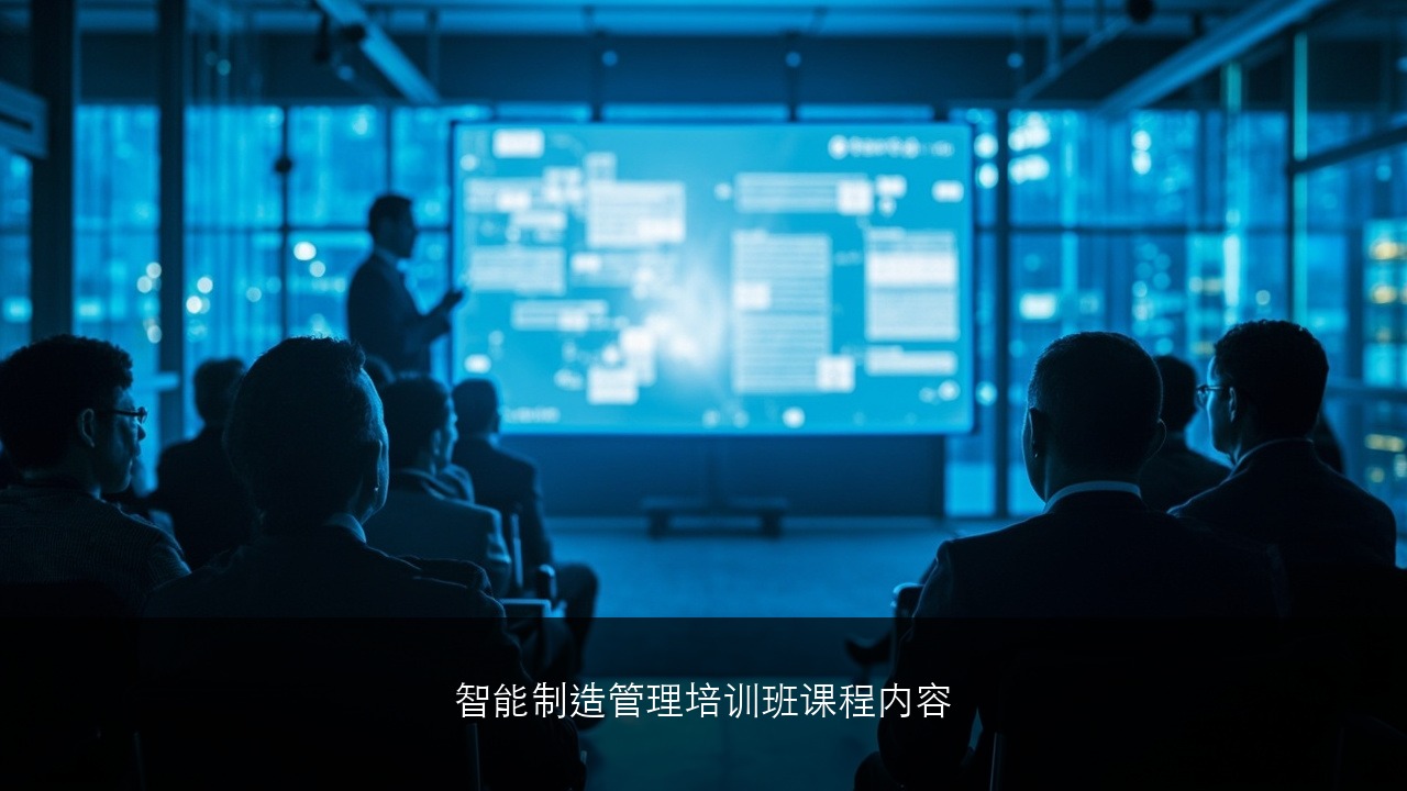 智能制造管理培训班课程内容