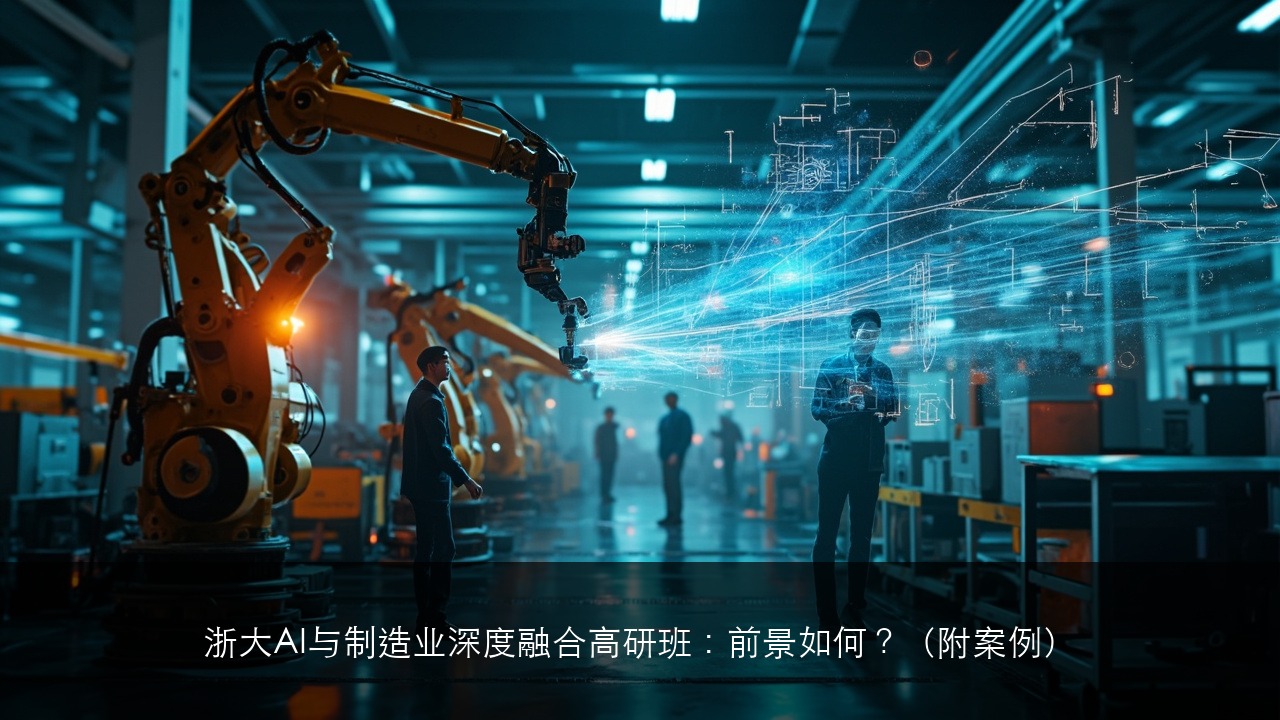浙大AI与制造业深度融合高研班：前景如何？（附案例）