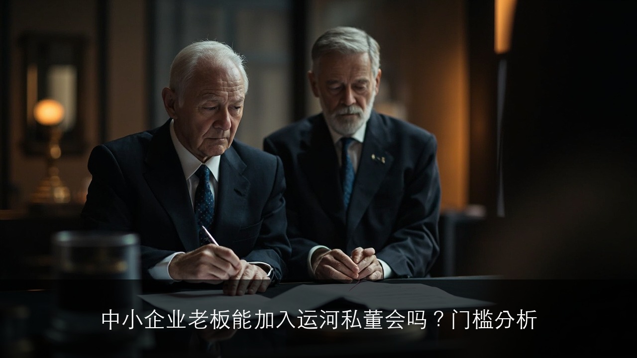 中小企业老板能加入运河私董会吗？门槛分析