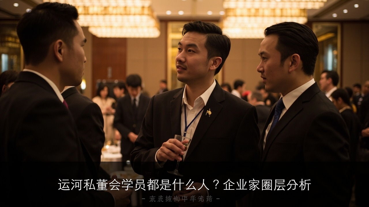 运河私董会学员都是什么人？企业家圈层分析