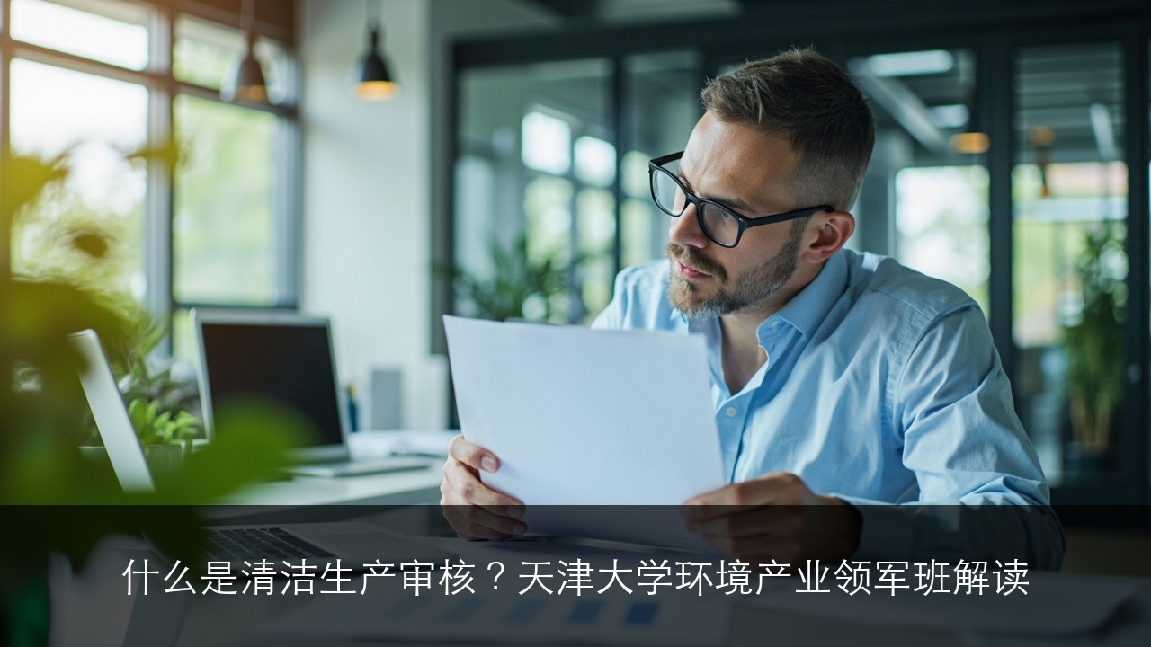 什么是清洁生产审核？天津大学环境产业领军班解读