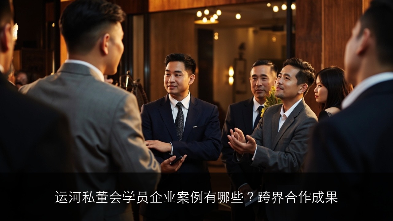 运河私董会学员企业案例有哪些？跨界合作成果