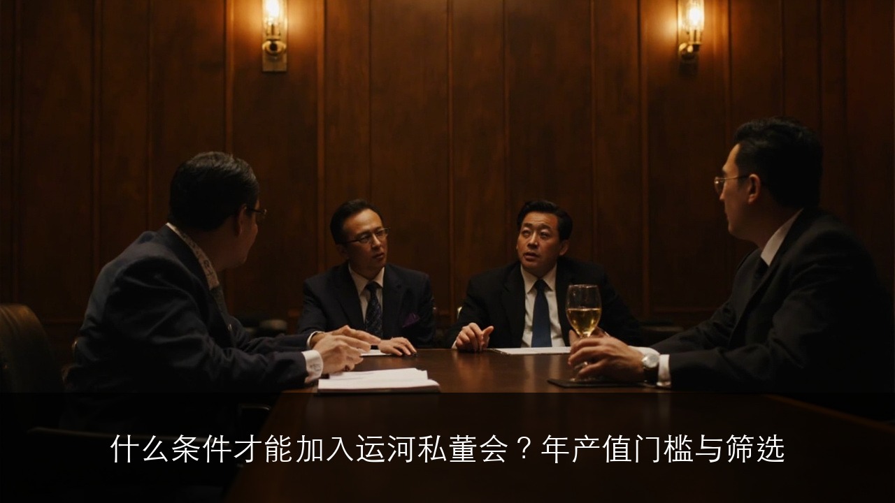 什么条件才能加入运河私董会？年产值门槛与筛选