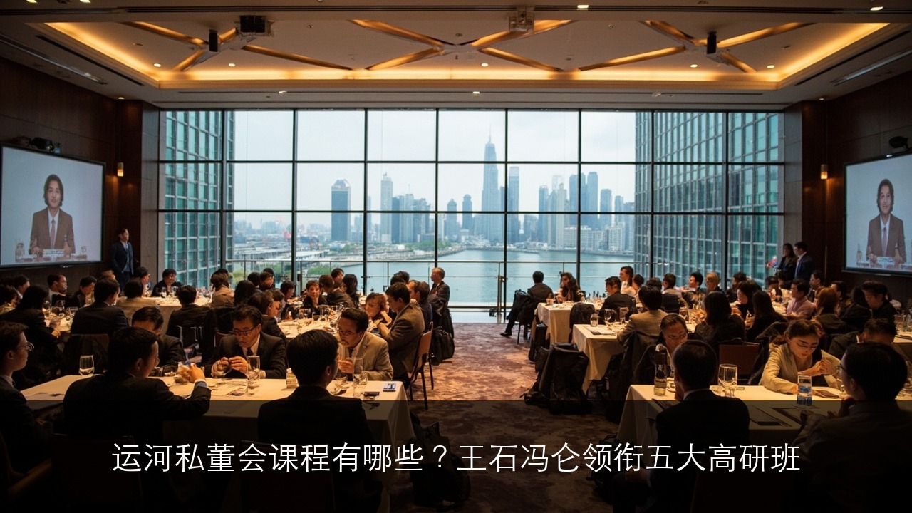 运河私董会课程有哪些？王石冯仑领衔五大高研班