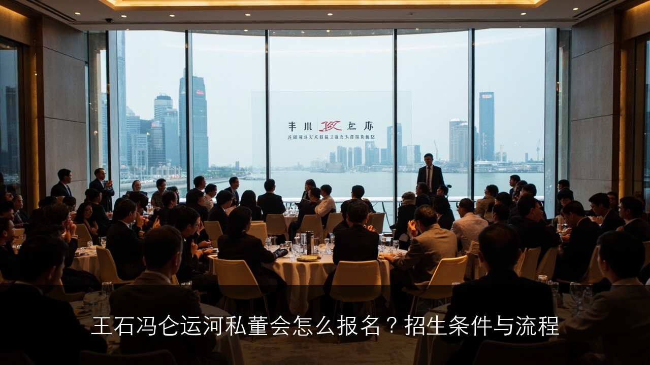王石冯仑运河私董会怎么报名？招生条件与流程