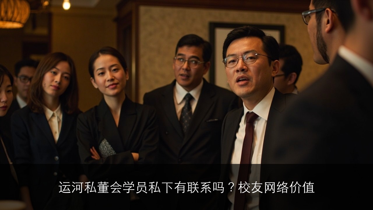 运河私董会学员私下有联系吗？校友网络价值