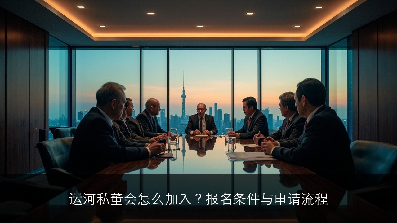 运河私董会怎么加入？报名条件与申请流程
