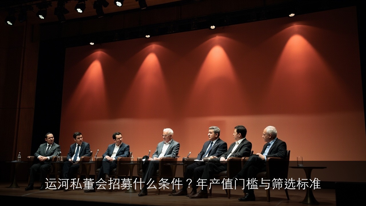 运河私董会招募什么条件？年产值门槛与筛选标准