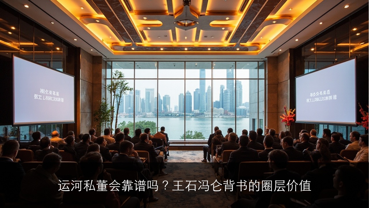 运河私董会靠谱吗？王石冯仑背书的圈层价值