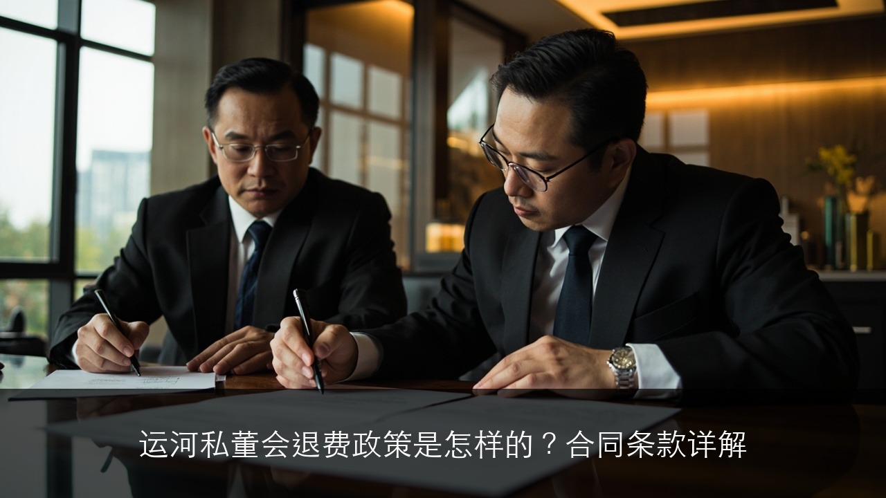 运河私董会退费政策是怎样的？合同条款详解