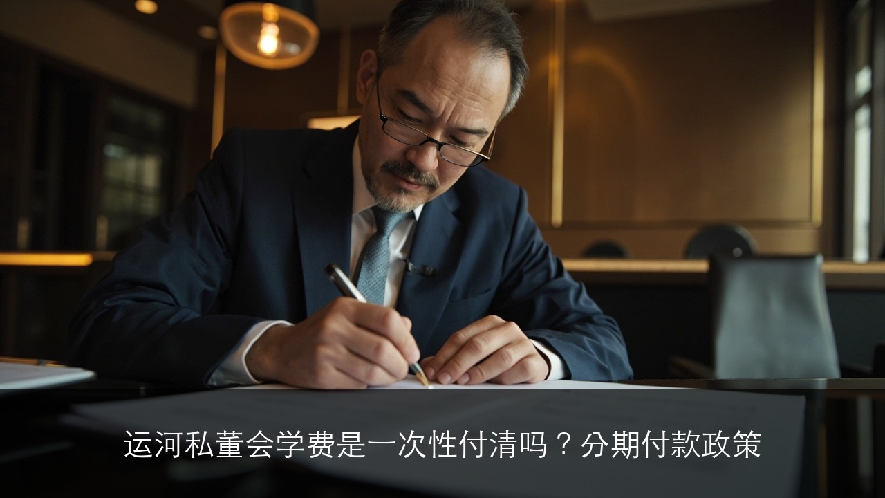 运河私董会学费是一次性付清吗？分期付款政策