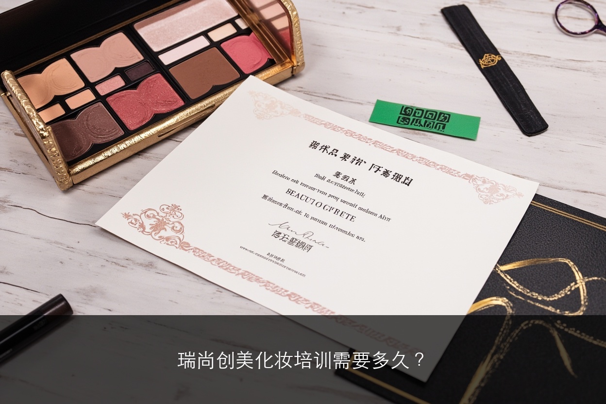 瑞尚创美化妆培训毕业后有证书吗？