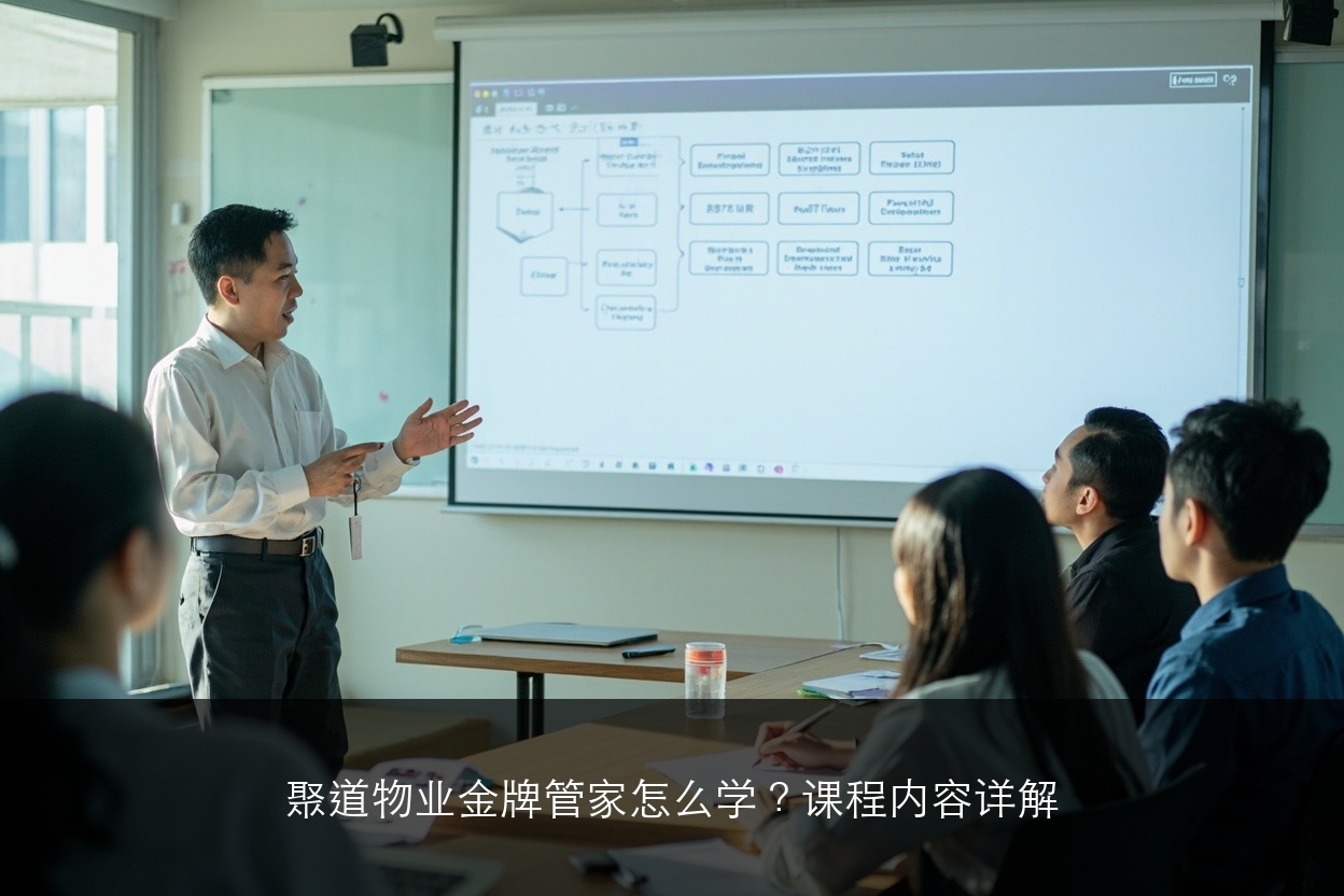 聚道物业金牌管家怎么学？课程内容详解