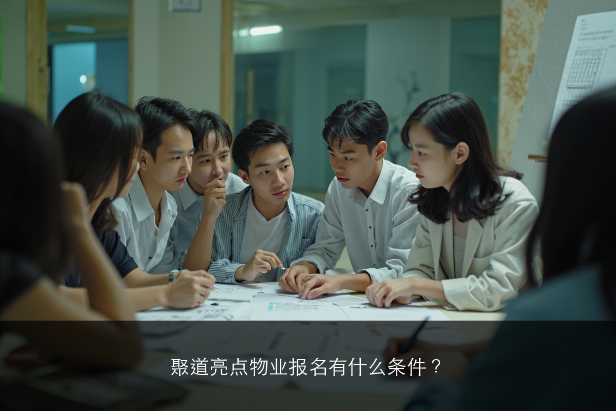 聚道亮点物业报名有什么条件?