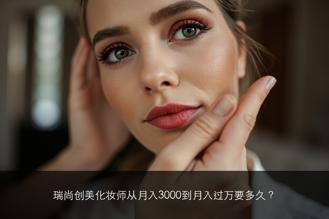 瑞尚创美化妆师从月入3000到月入过万要多久？