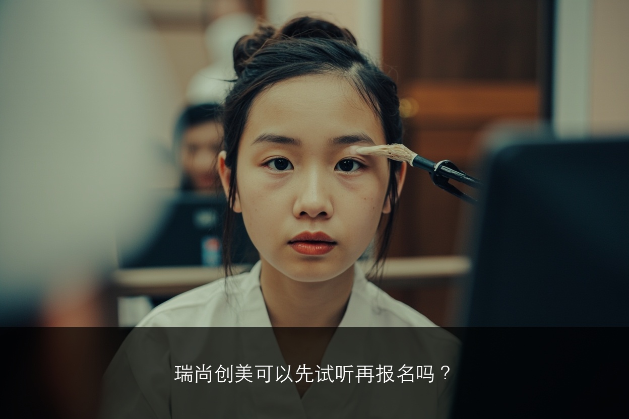 瑞尚创美可以先试听再报名吗？