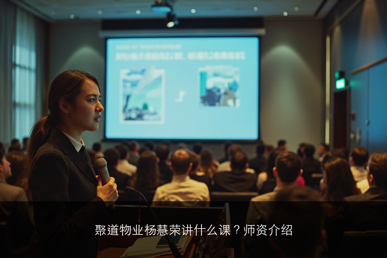 聚道物业杨慧荣讲什么课？师资介绍