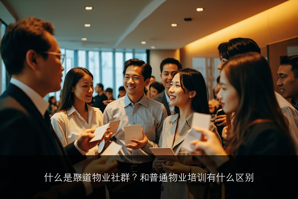 什么是聚道物业社群?和普通物业培训有什么区别