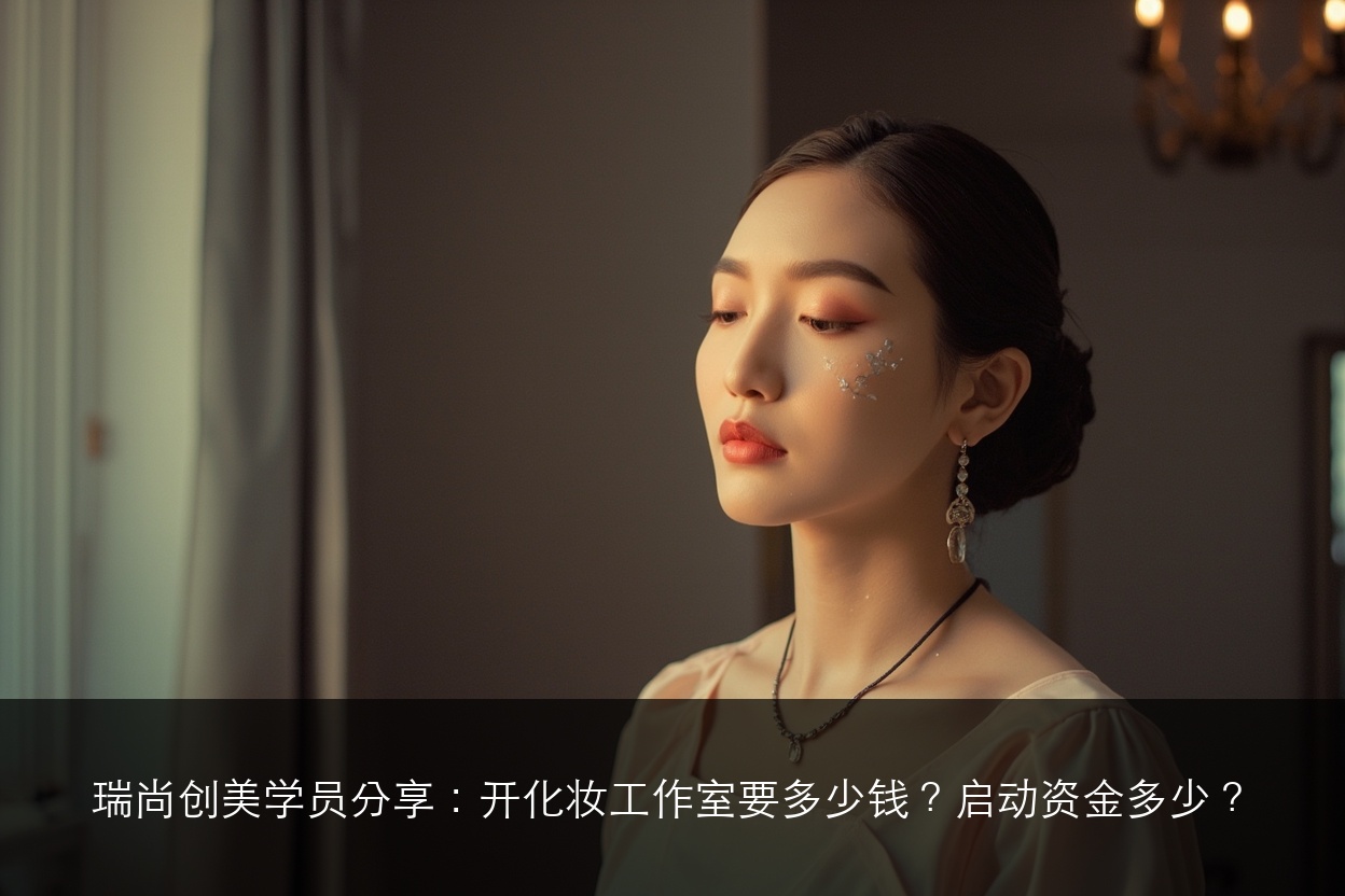 瑞尚创美学员分享：开化妆工作室要多少钱？启动资金多少？