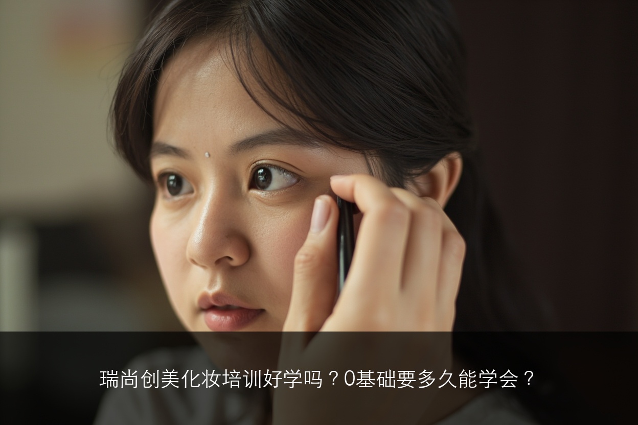瑞尚创美化妆培训好学吗？0基础要多久能学会？