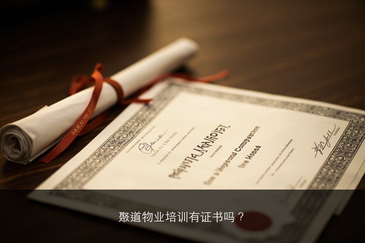 聚道物业培训有证书吗？