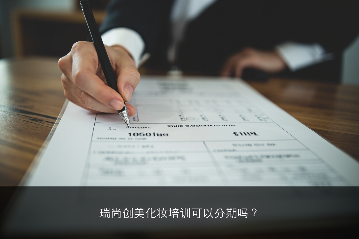 瑞尚创美化妆培训可以分期吗？
