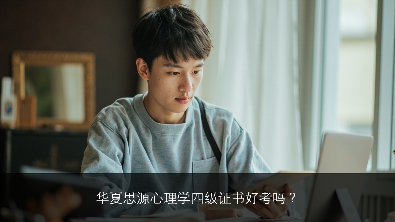 华夏思源心理学四级证书好考吗?