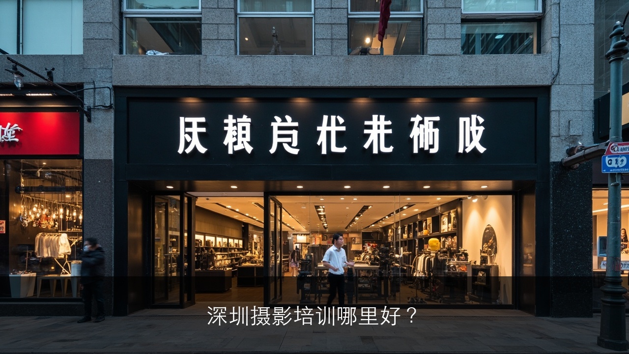 深圳摄影培训哪里好?