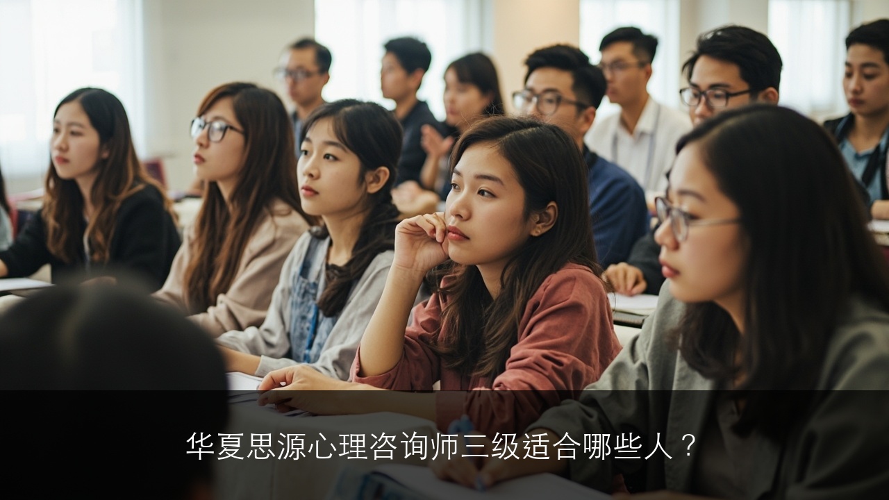 华夏思源心理咨询师三级适合哪些人?