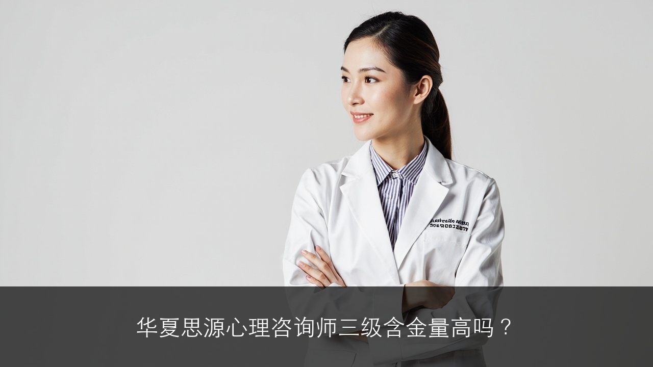 华夏思源心理咨询师三级含金量高吗?