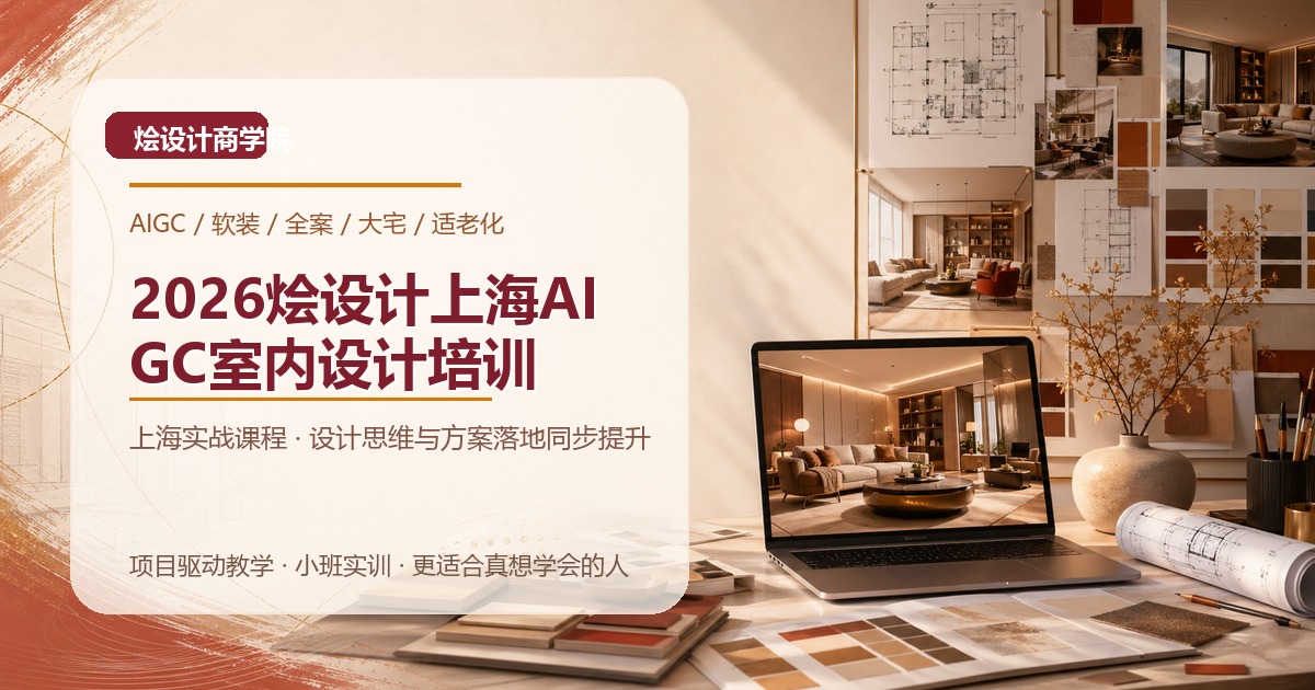 2026烩设计上海AIGC室内设计培训