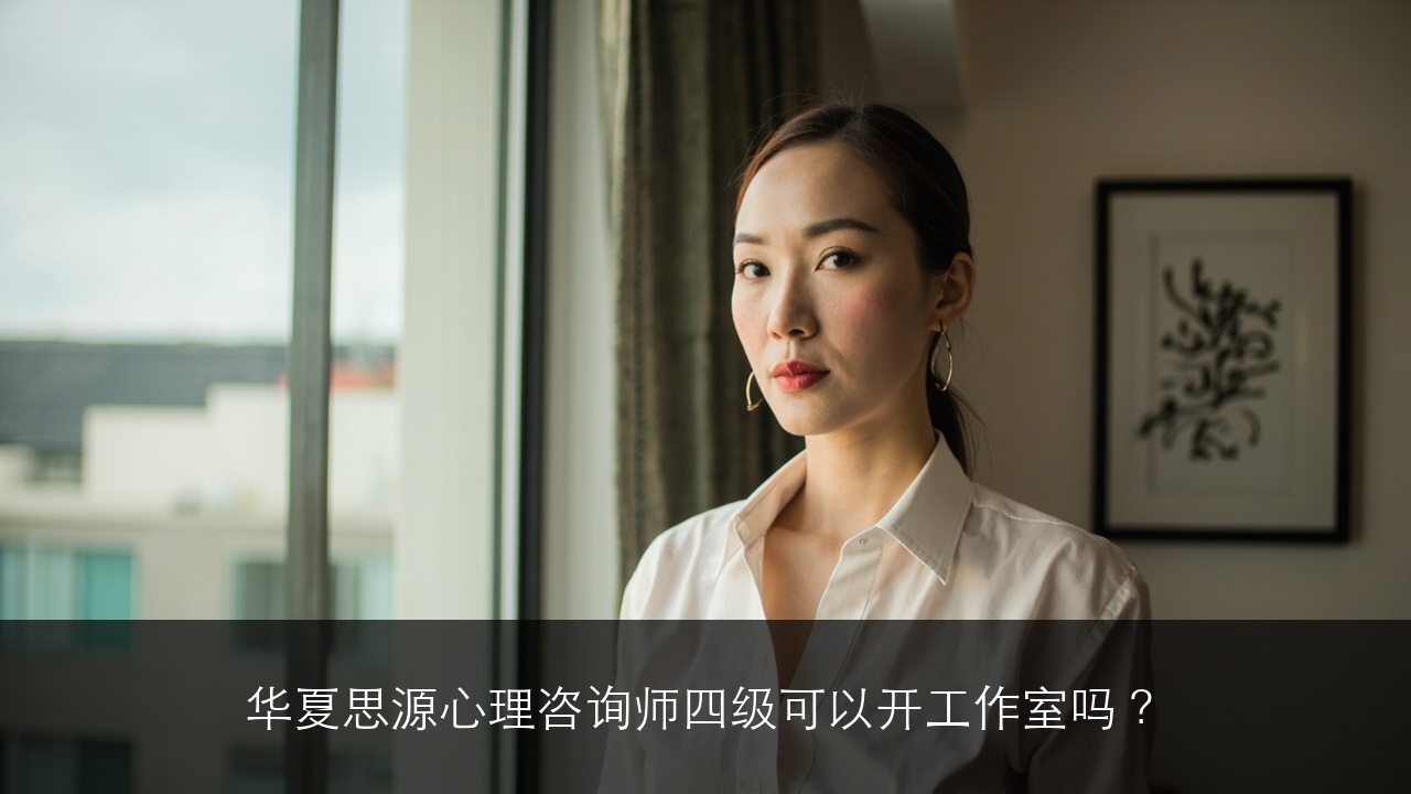 华夏思源心理咨询师四级可以开工作室吗？