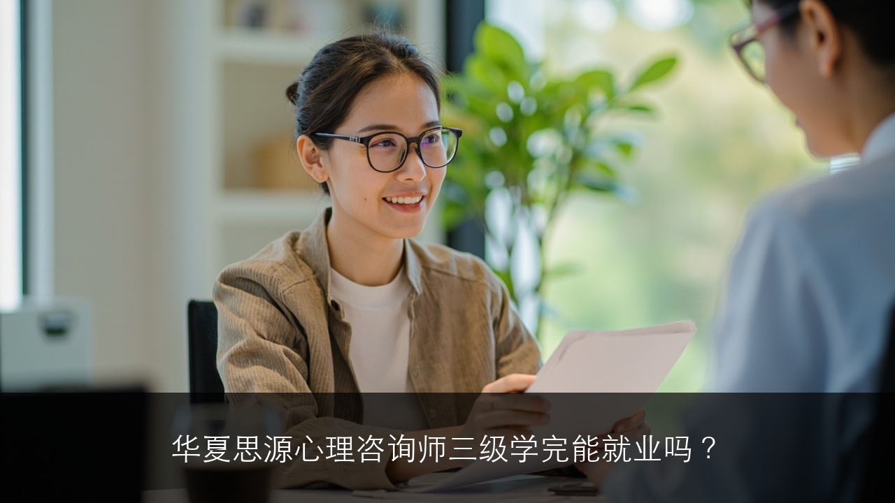 华夏思源心理咨询师三级学完能就业吗?