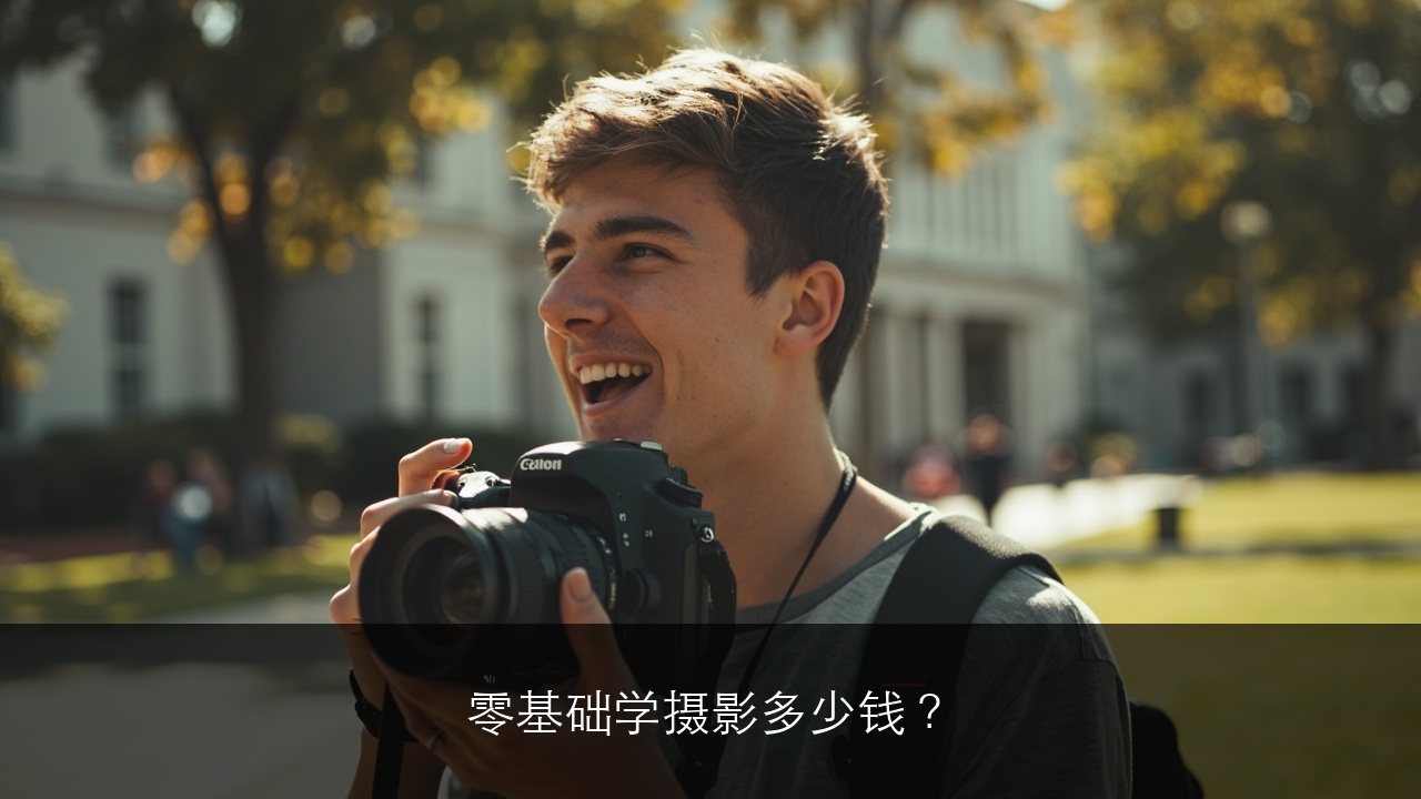 零基础学摄影多少钱？