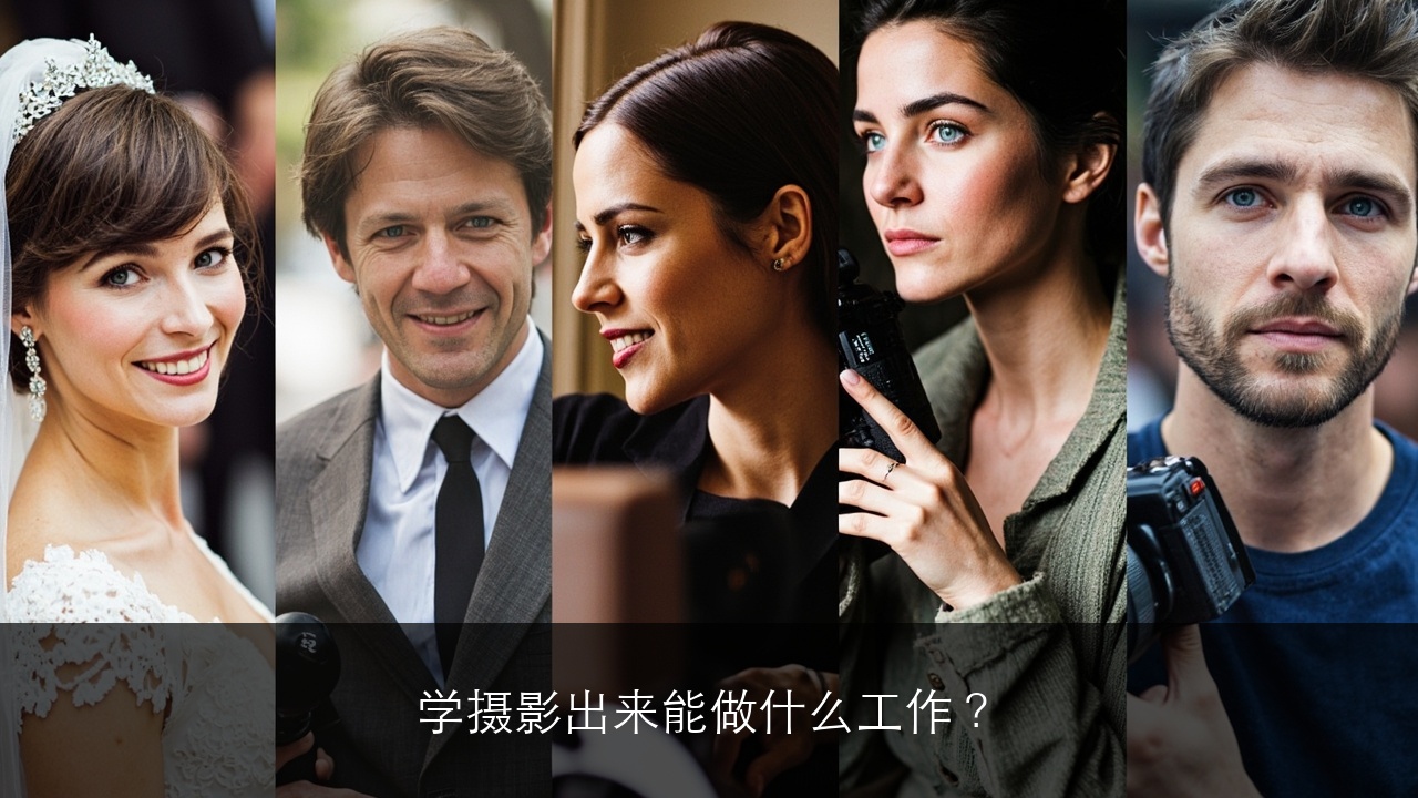 学摄影出来能做什么工作？