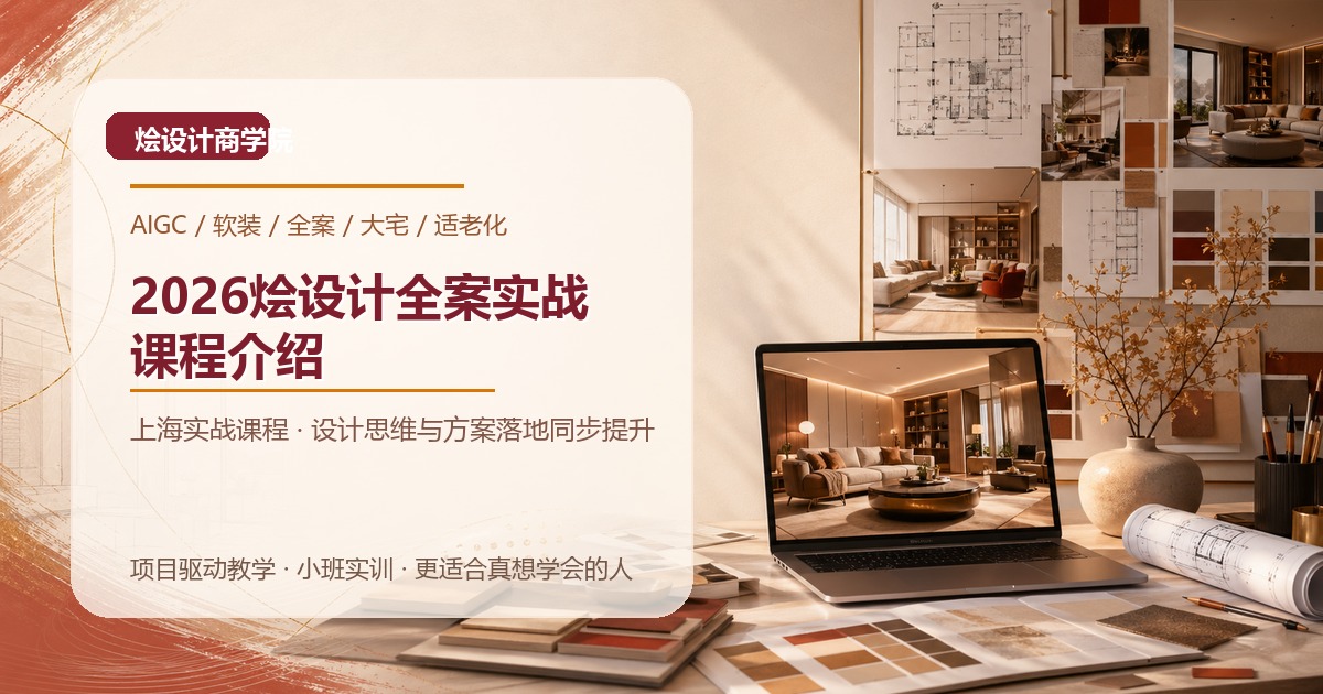 2026烩设计全案实战课程介绍