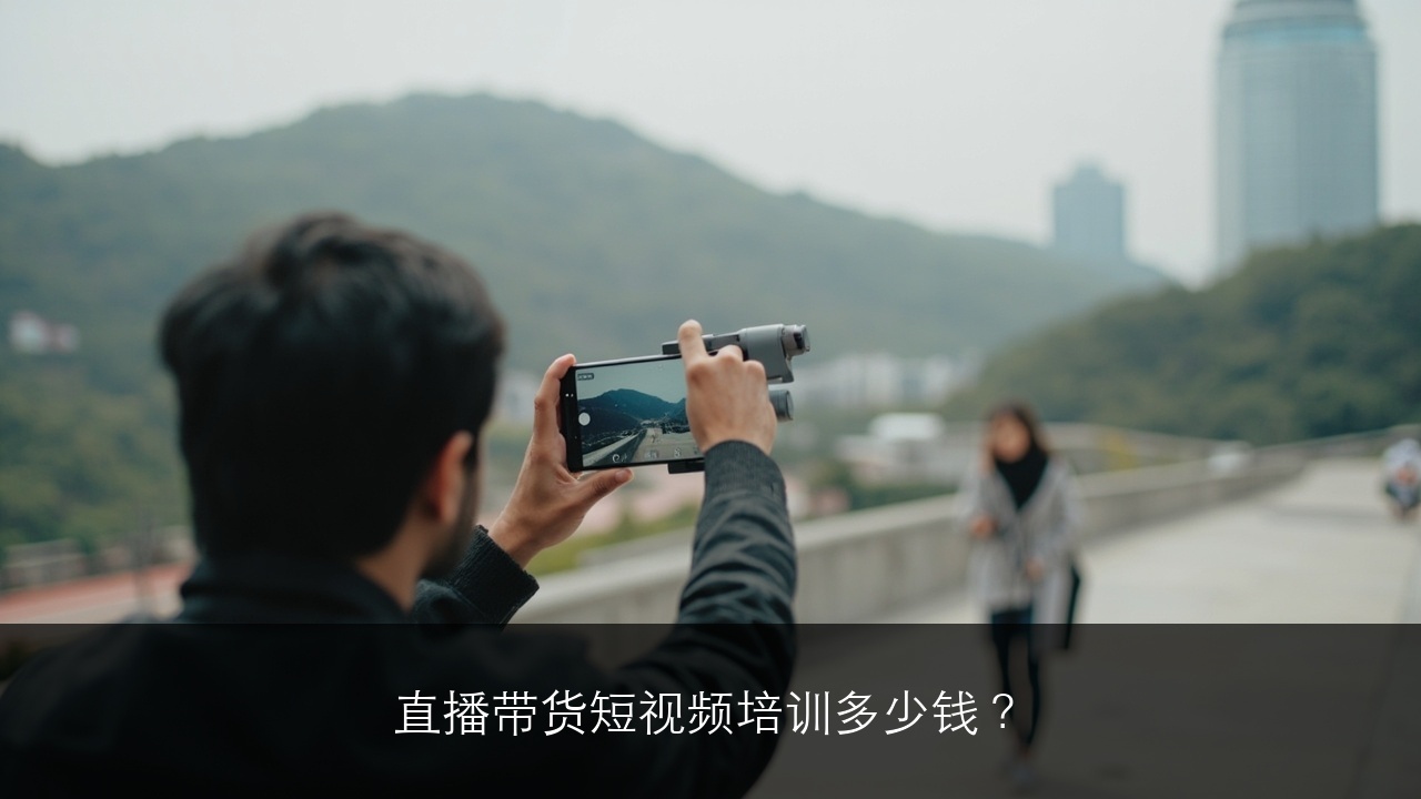 直播带货短视频培训多少钱?