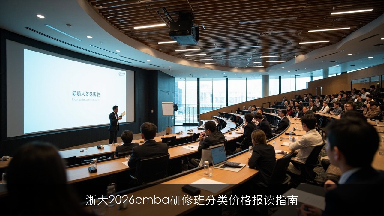 浙大2026emba研修班分类价格报读指南