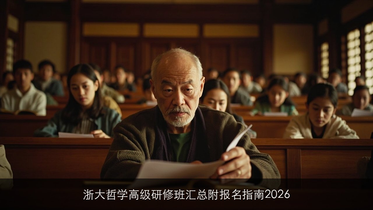 浙大哲学高级研修班汇总附报名指南2026