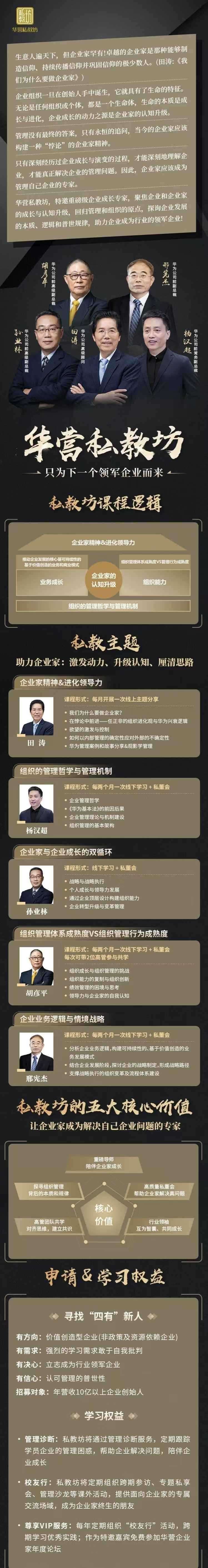 华营私教坊 | 企业家管理私教课程 | 助力企业成为行业领军