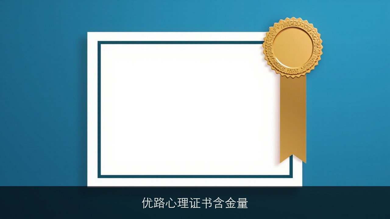 优路教育心理证书含金量全面解读