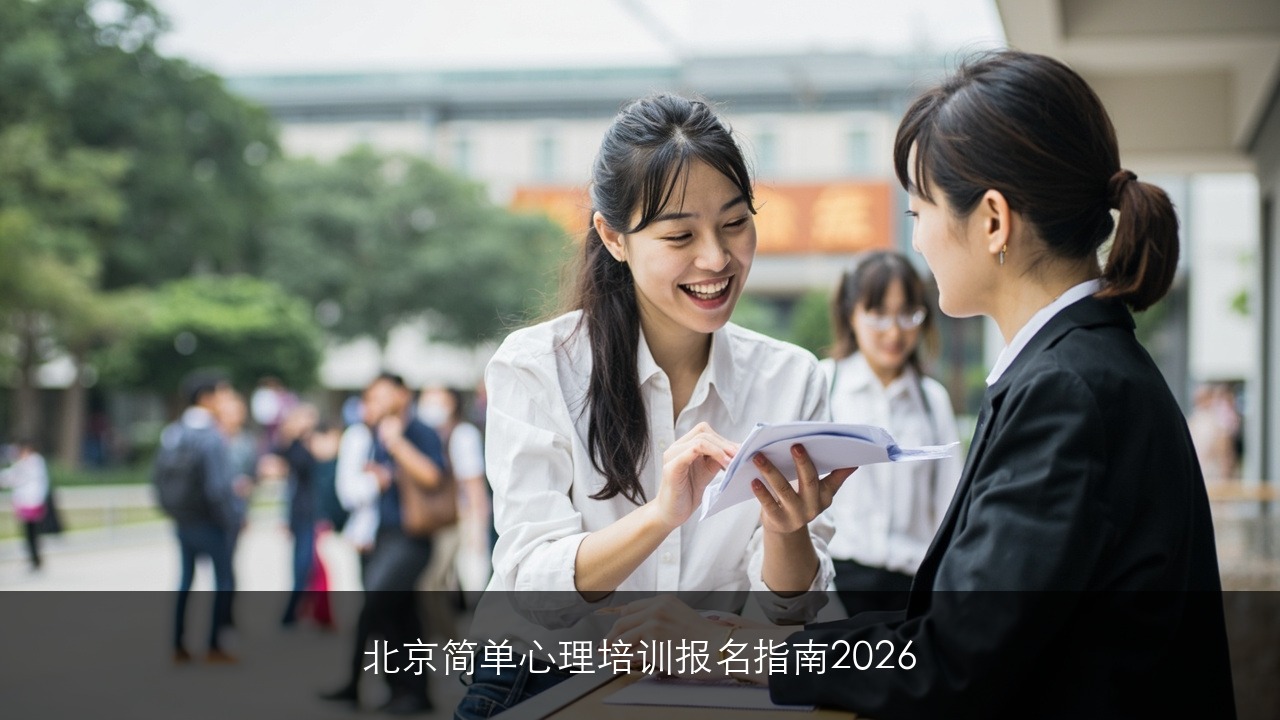 北京简单心理培训报名指南2026