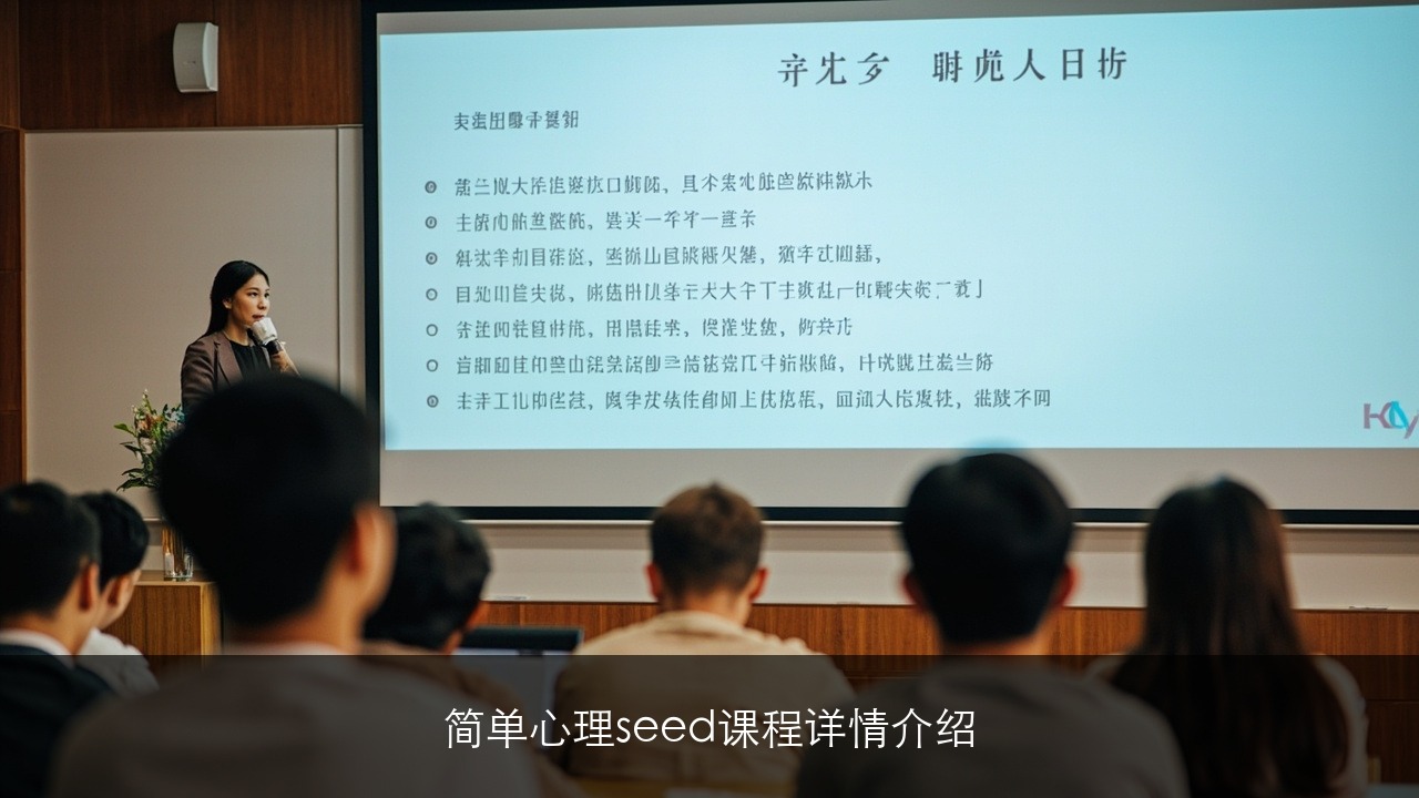 简单心理seed课程详情介绍（师资，内容，特色报名指南）