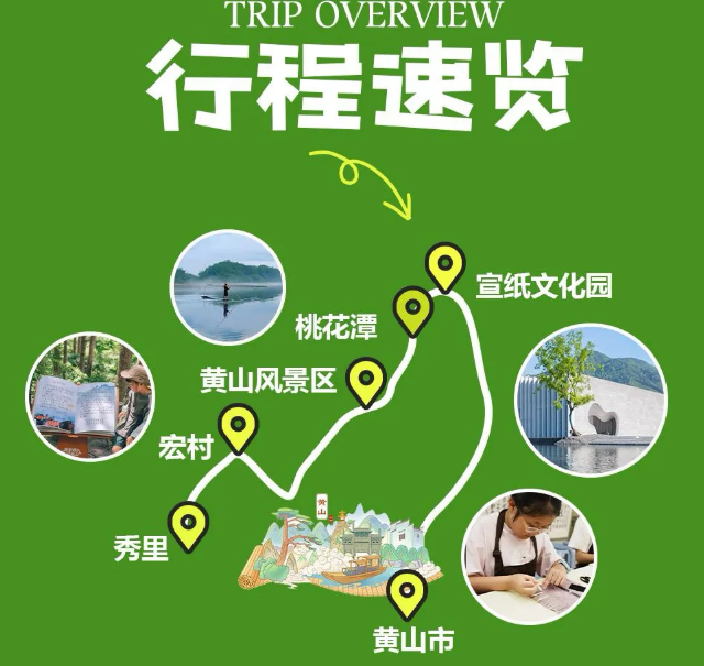 带萌娃探徽州