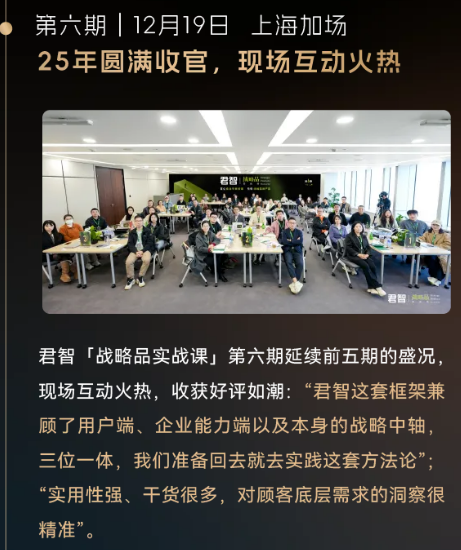 君智战略品实战课