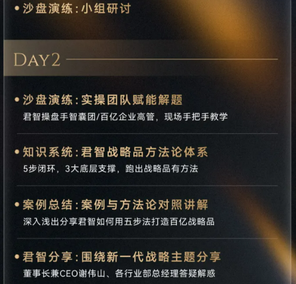 君智战略品实战课